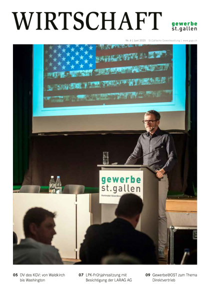 Wirtschaft - die St.Gallische Gewerbezeitung