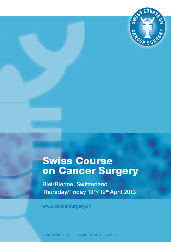 Swiss Course on Cancer Surgery